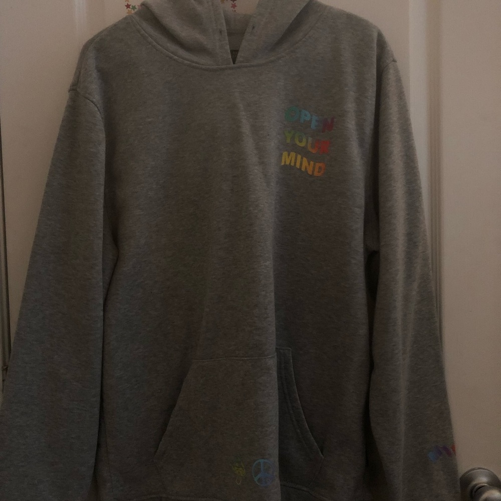 brooklyn cloth ‘open your mind’ pullover hoodie
